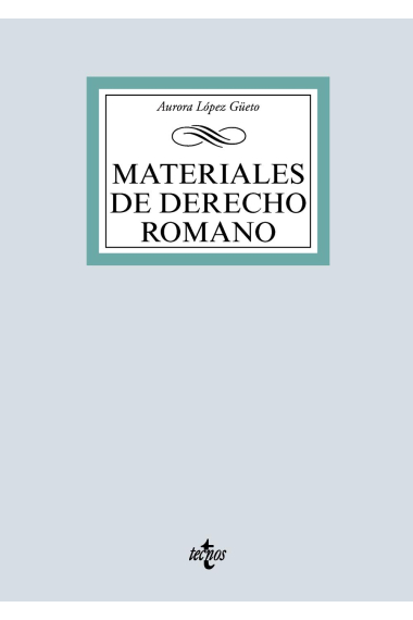 Materiales de Derecho romano