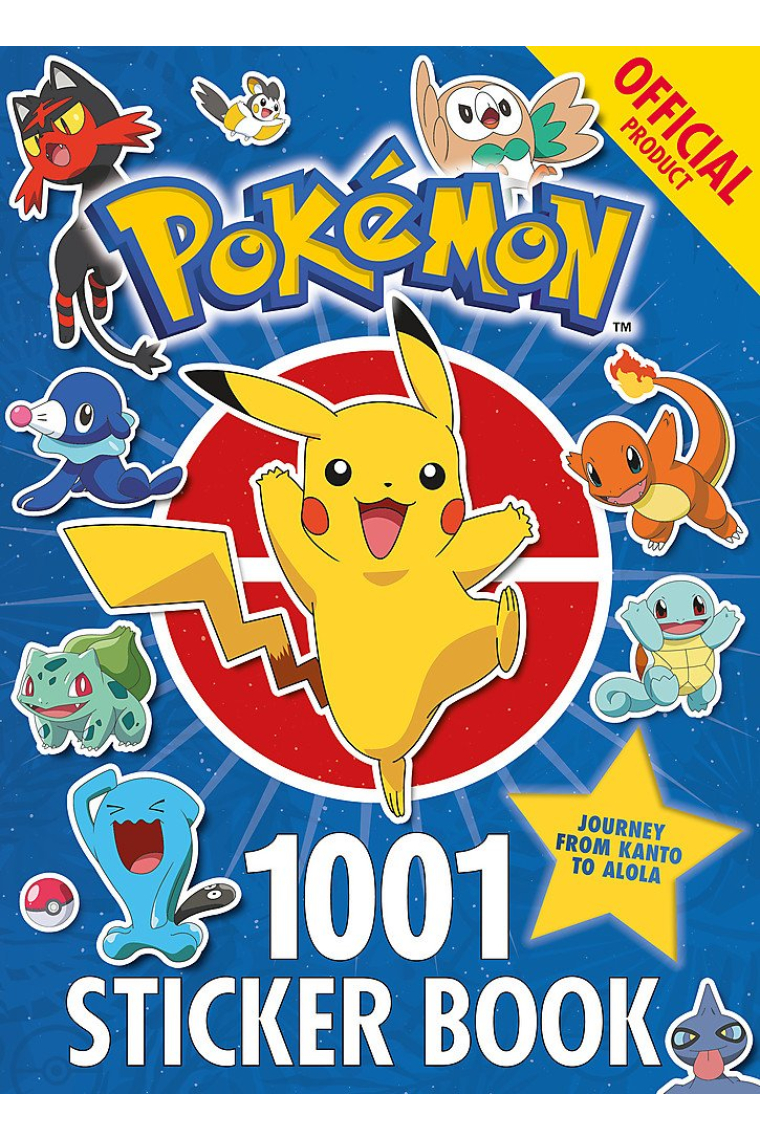 The Official Pokémon 1001 Sticker Book