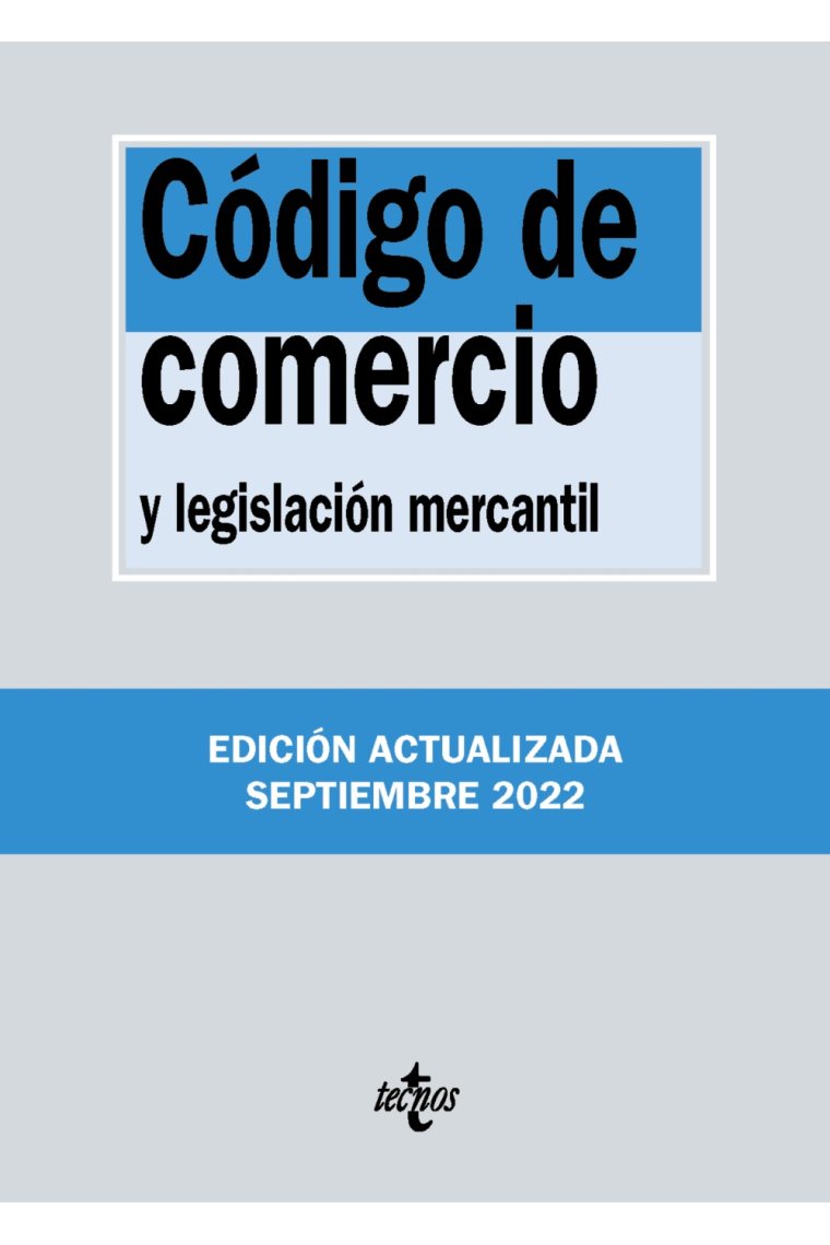 Código de Comercio y legislación mercantil (2024)