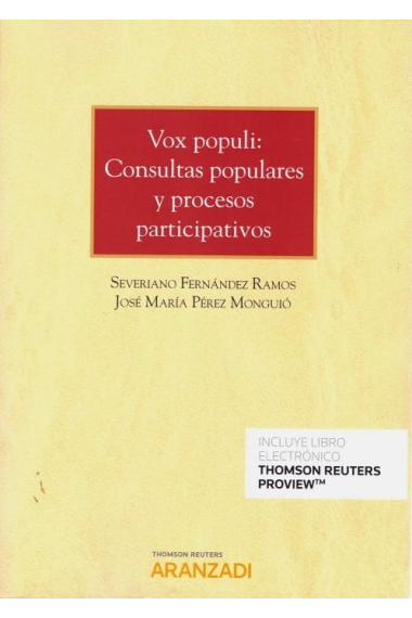 Vox populi: Consultas populares y procesos participativos (Papel + e-book)