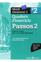 Passos 2. Quadern d'exercicis. Nivell elemental 2. Curs de català per a no catalanoparlants