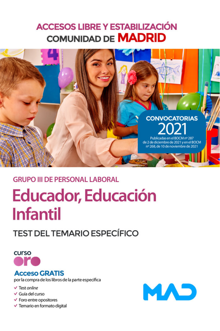 EDUCADOR INFANTIL GRUPO III COMUNIDAD MADRID (ACCE