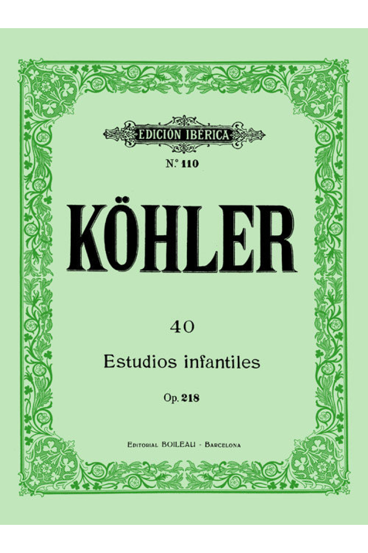 40 Estudios infantiles Op.218