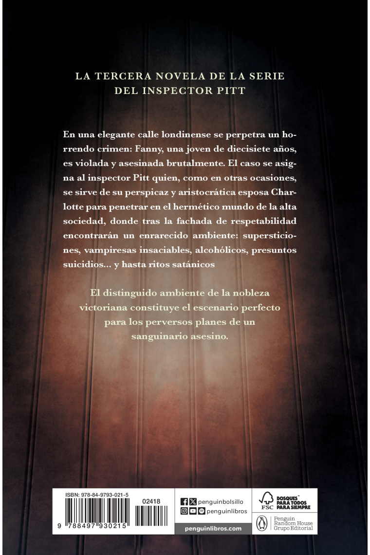 La secta de Paragon Walk (Inspector Thomas Pitt 3)