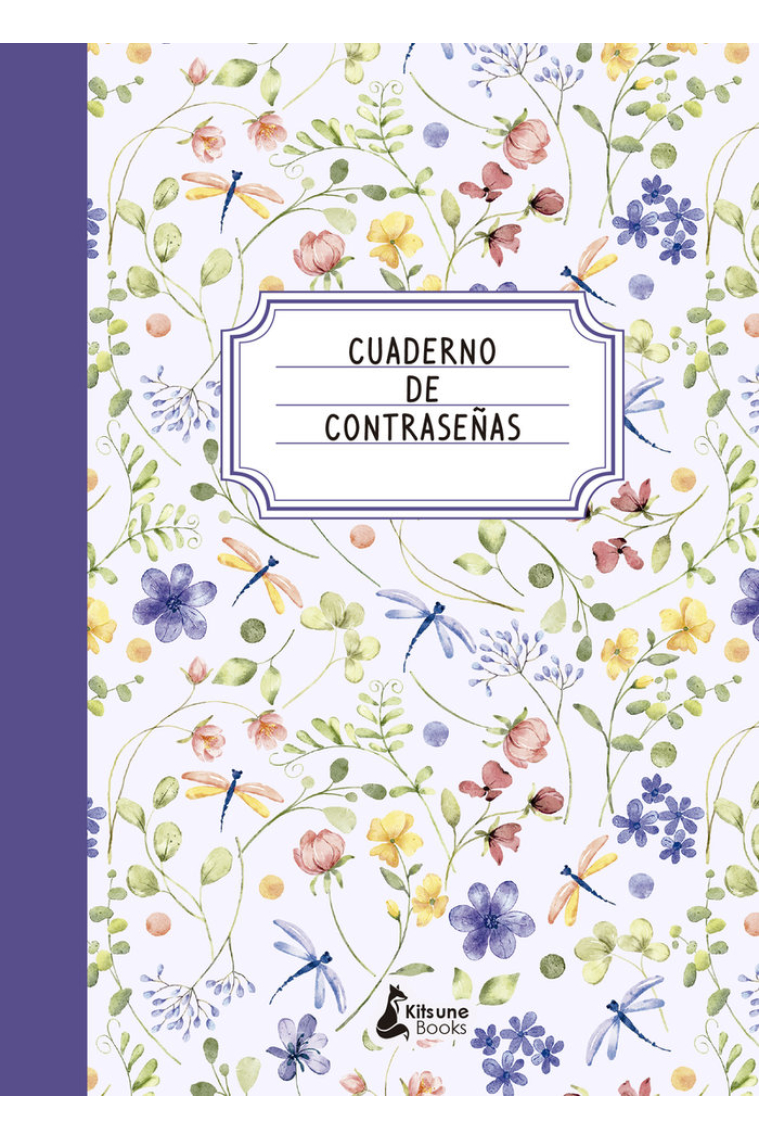 CUADERNO DE CONTRASEÑAS LILA