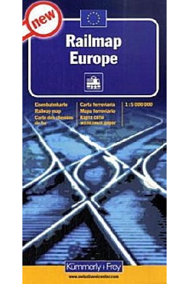 Líneas férreas europeas 1/5.000.000