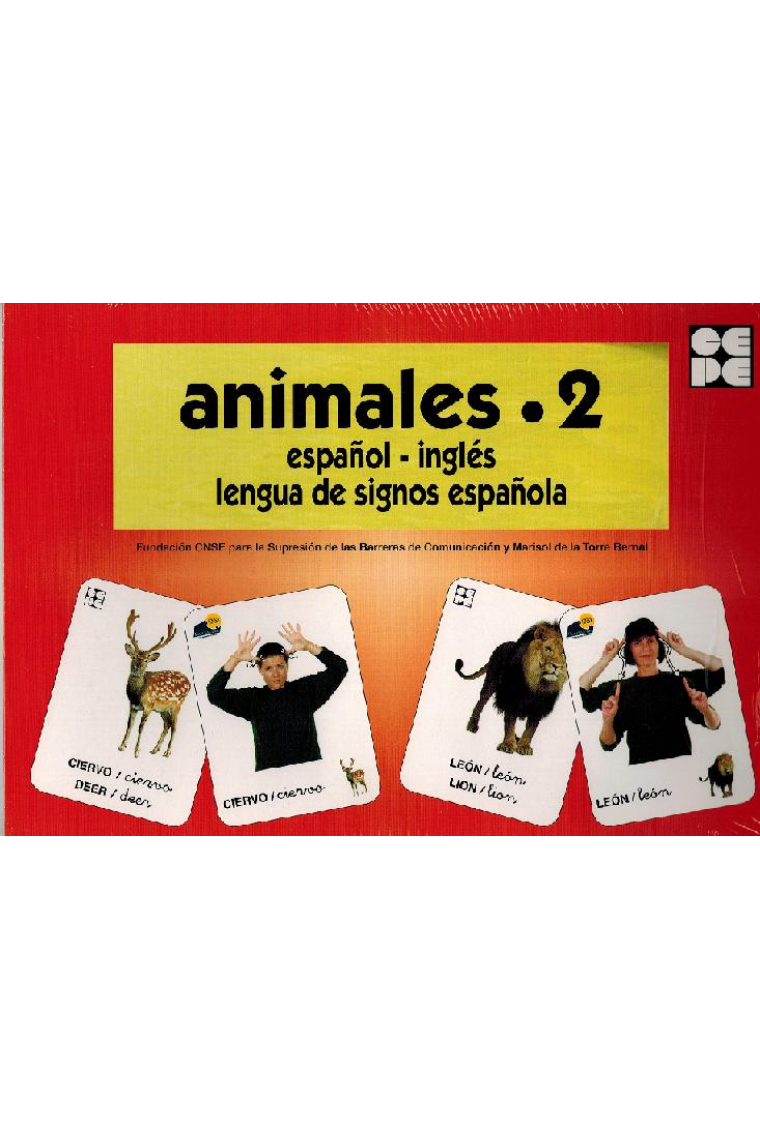 Animales  2. Español-Inglés lengua de signos española