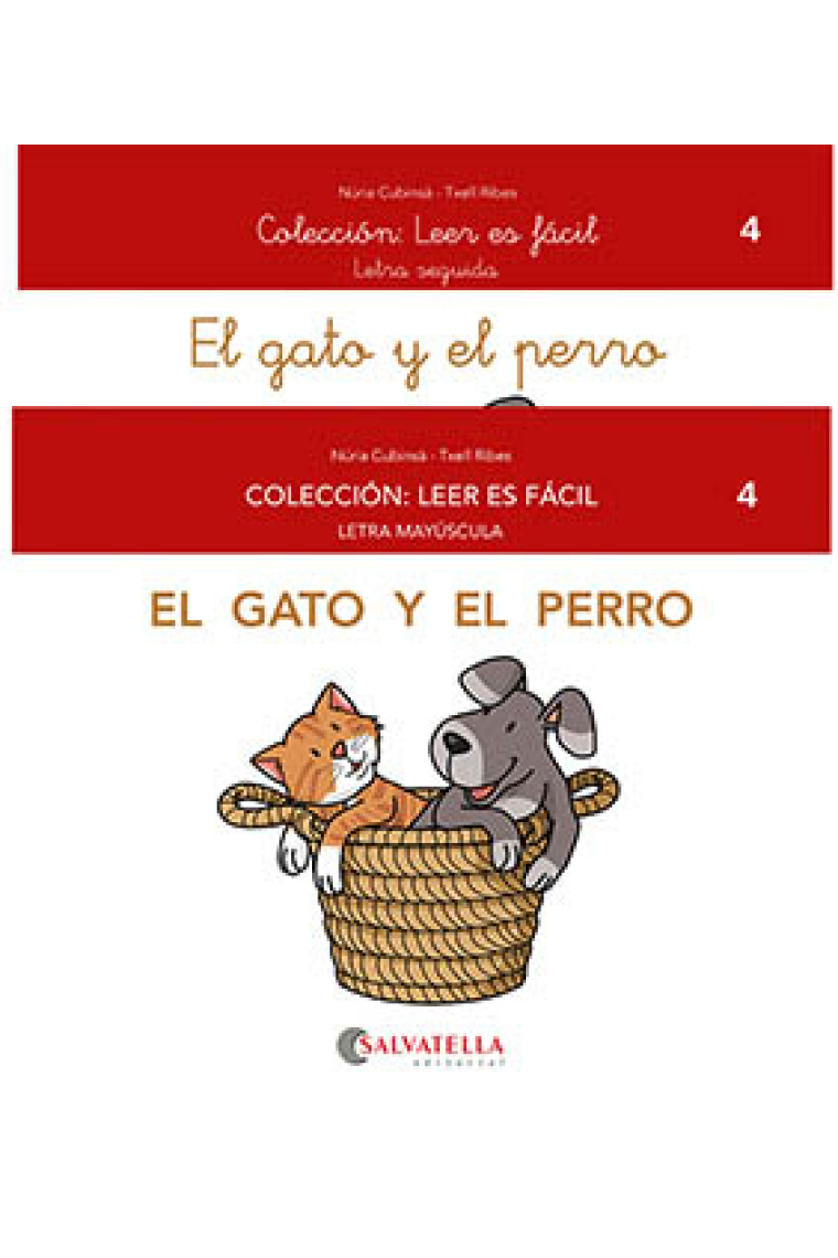 El gato y el perro. Leer es fácil 4