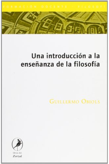 Una introducción a la enseñanza de la filosofía