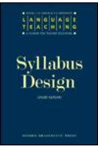 Syllabus design (Language Teaching)