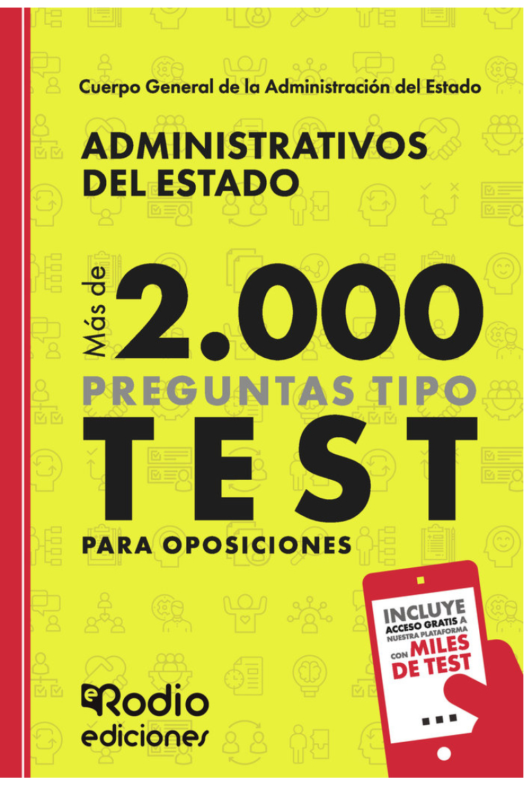 ADMINISTRATIVO ESTADO MAS DE 2.000 PREGUNTAS TIPO TEST