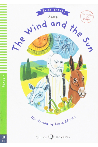 Young ELI Readers - The wind and the sun + Multi-ROM - Stage 4 - A2 Flyers