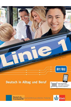 Linie 1, B1+/B2. Kurs- und Übungsbuch mit Audios und Videos