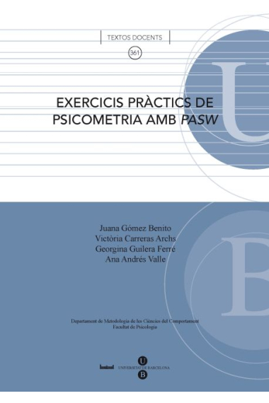 Exercicis pràctics de psicometria amb PASW