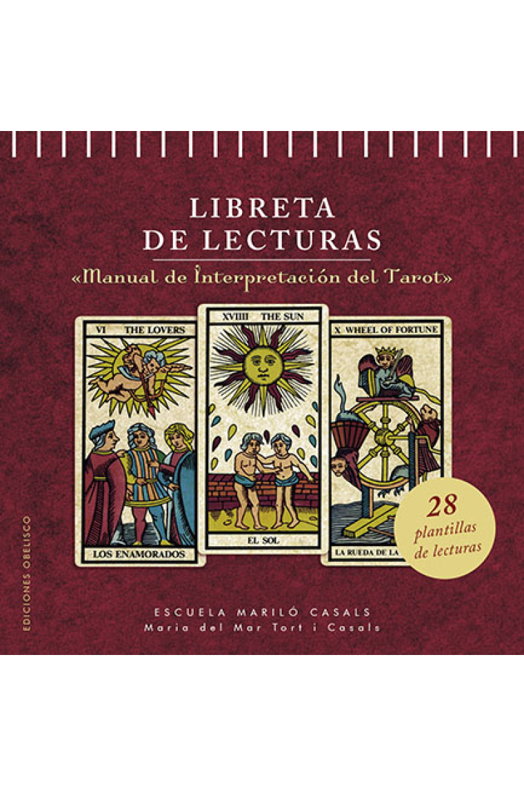 Libreta de lecturas. 'Manual de interpretación del tarot'