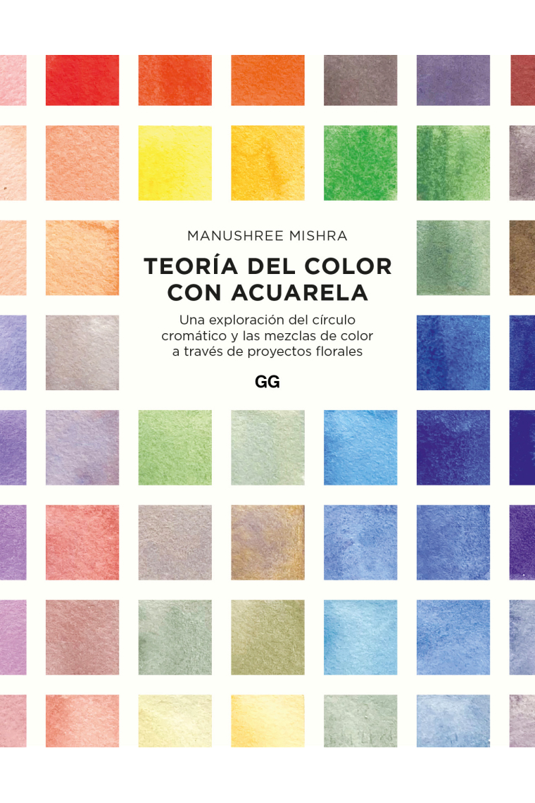 Teoría del color con acuarela. Una exploración del círculo cromático y las mezclas de color a través de proyectos florales