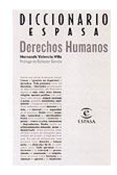 Diccionario Espasa de Derechos Humanos