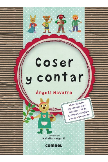 Coser y cantar (cuento+kit de costura con aguja y lanas)