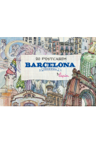 Barcelona original - 20 Postcards (Postcard Book)