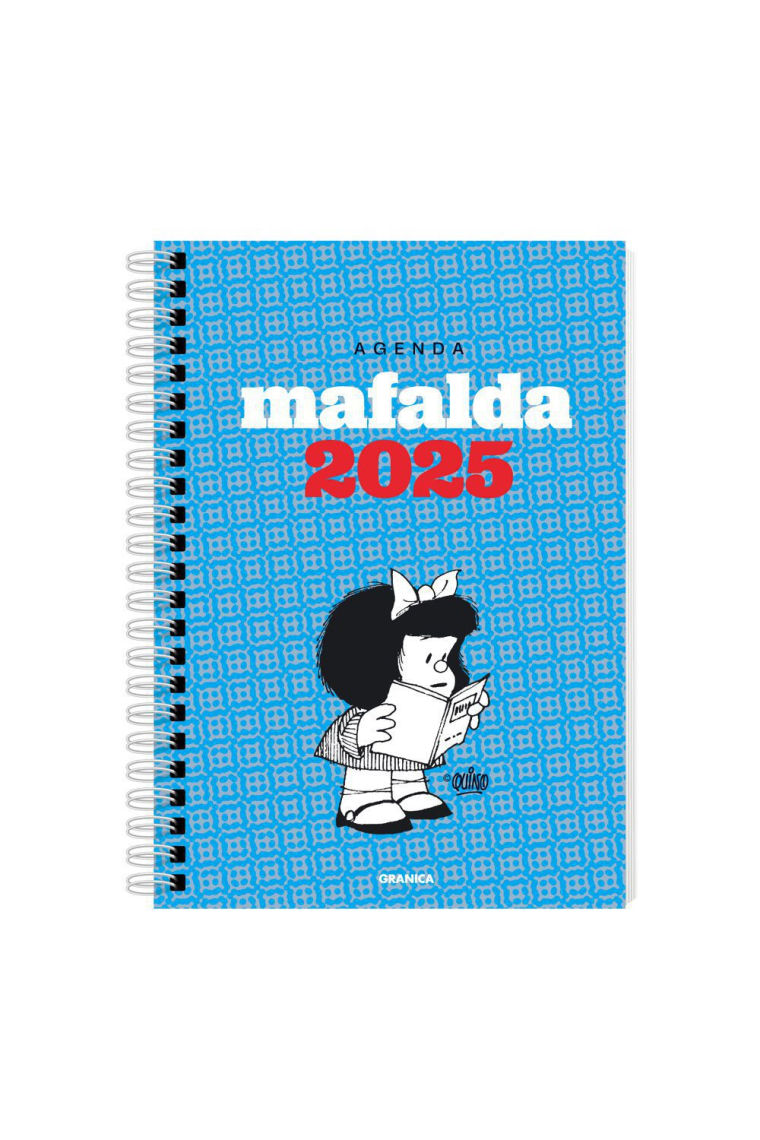 Agenda Mafalda 2025 (Anillada-Módulos Turquesa)