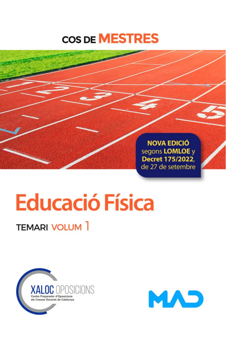 Cos de Mestres. Educació Física. Temari volum 1 (2022)