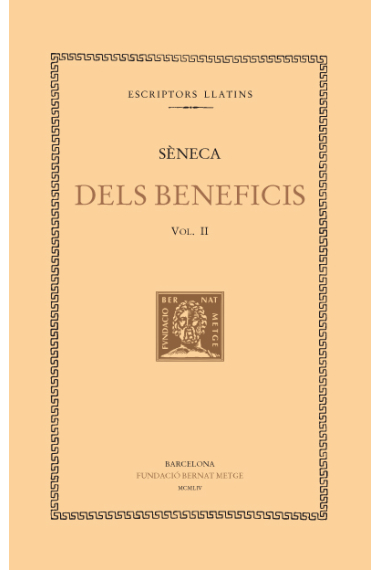 Dels Beneficis. Vol II. (Tra de Carles Cardó)