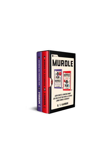 Estuche Murdle. Incluye: Murdle: Resuelve el crimen + Murdle: Más crímenes por resolver + libreta