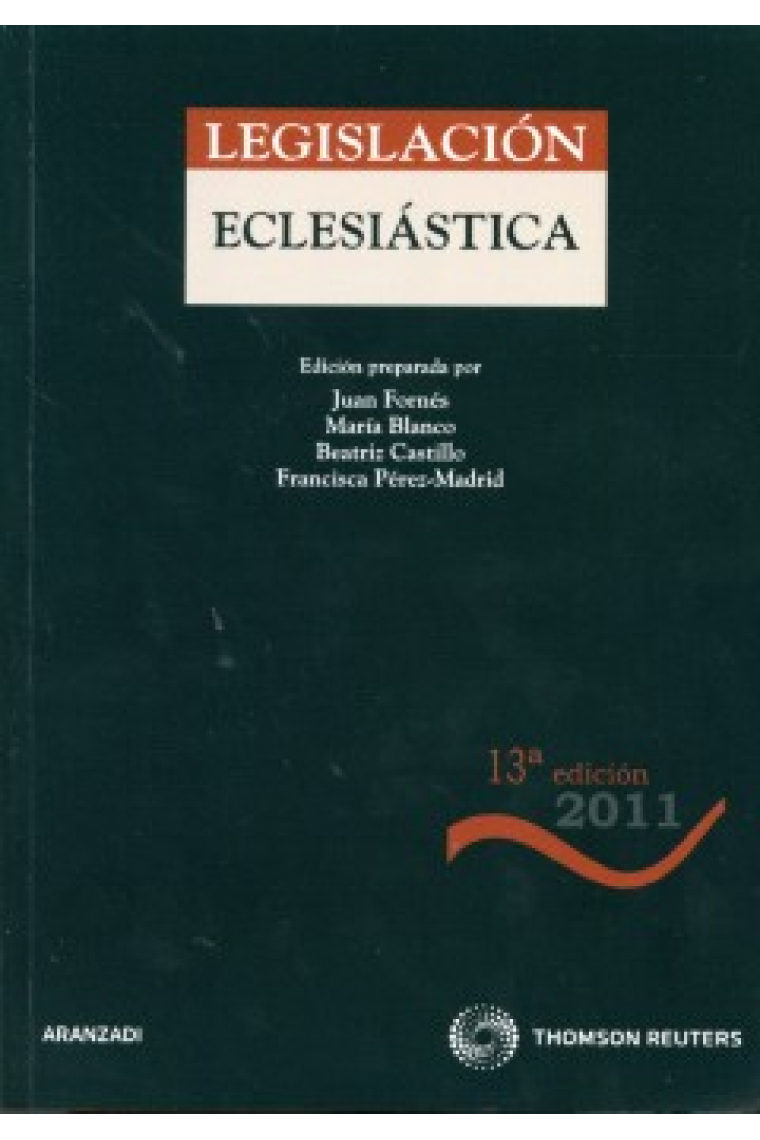 Legislación Eclesiástica (13 ed.) 2011