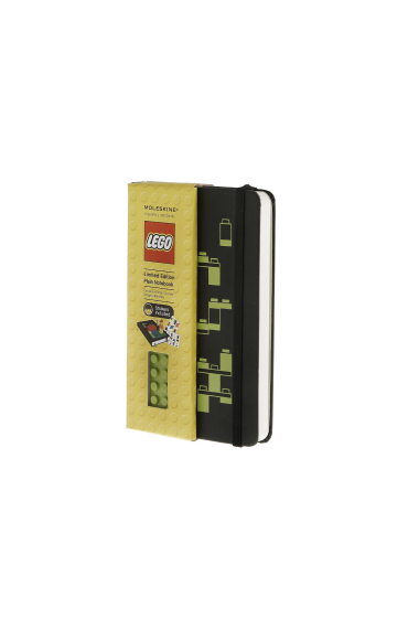 Moleskine* Lego Cuaderno Pocket Liso (cartoné-negro)