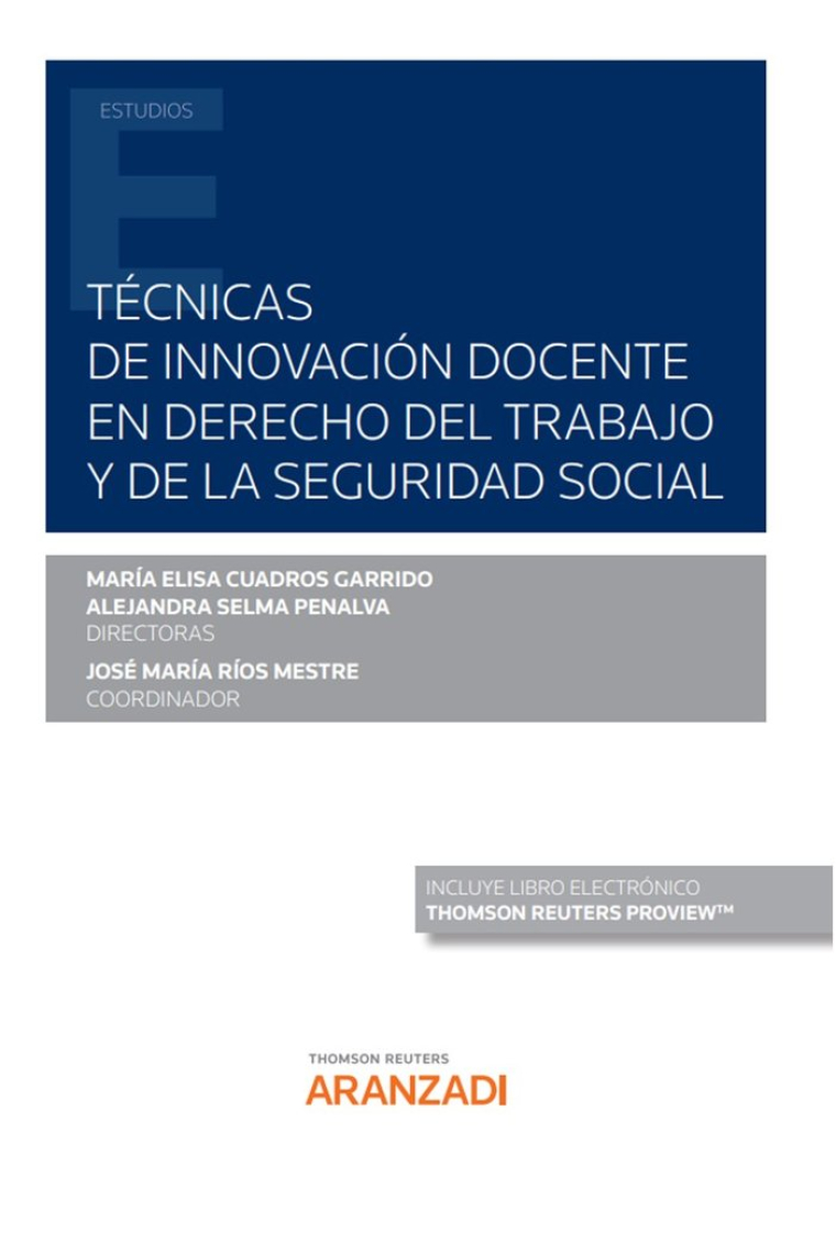 TECNICAS DE INNOVACION DOCENTE EN DERECHO DEL TRABAJO Y DE L