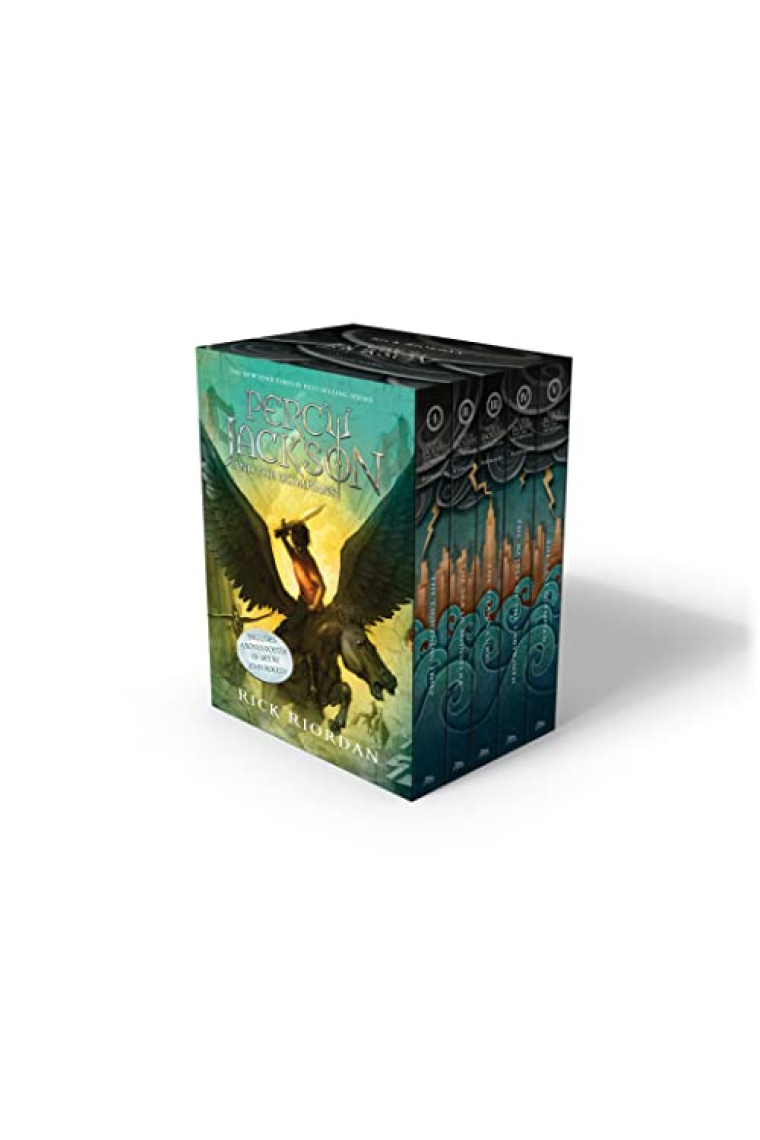 Percy Jackson and the Olympians 5 Book Paperback Boxed Set (w/poster)