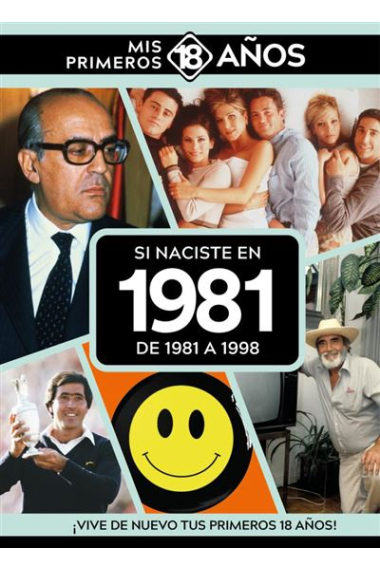 Si naciste en 1981. De 1981 a 1998 (Mis primeros 18 años)