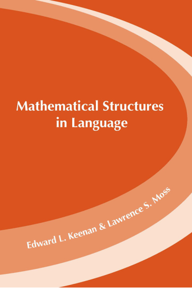 Mathematical structures in language