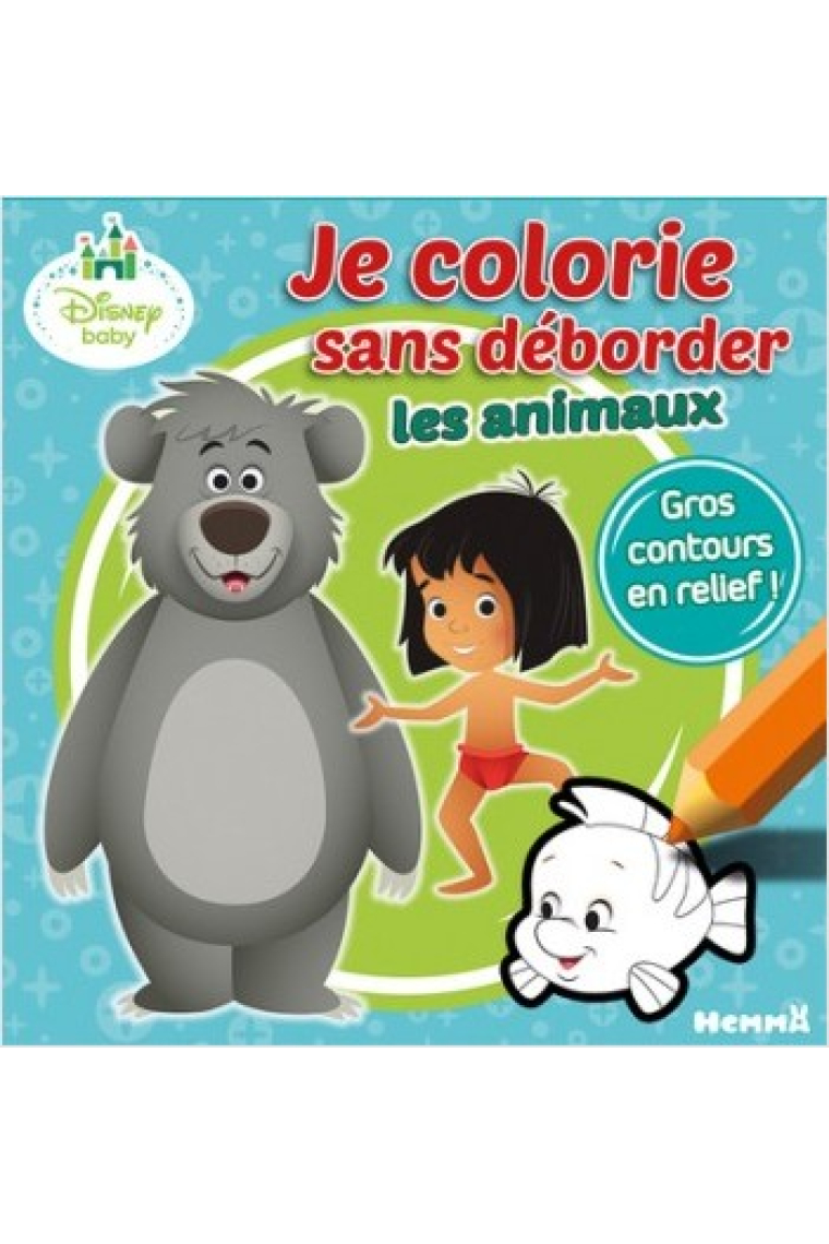 Je colorie sans déborder les animaux