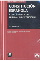 Constitución Española y Ley Orgánica del Tribunal Constitucional. Contiene concordancias, modificaciones resaltadas e índices analíticos