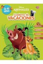 CUADERNO DE VACACIONES ANIMALES DISNEY 3 4 AÑOS APRENDO CON