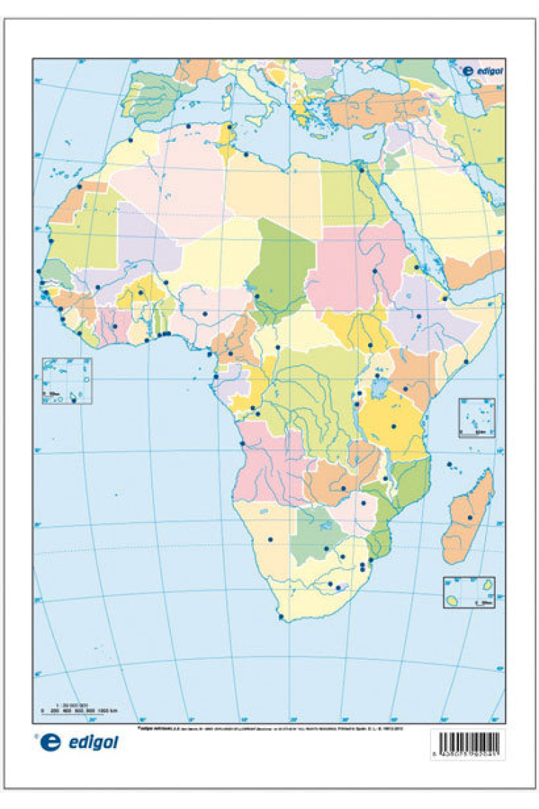 Mapa áfrica político