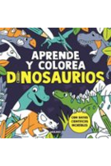 Aprende y colorea dinosaurios