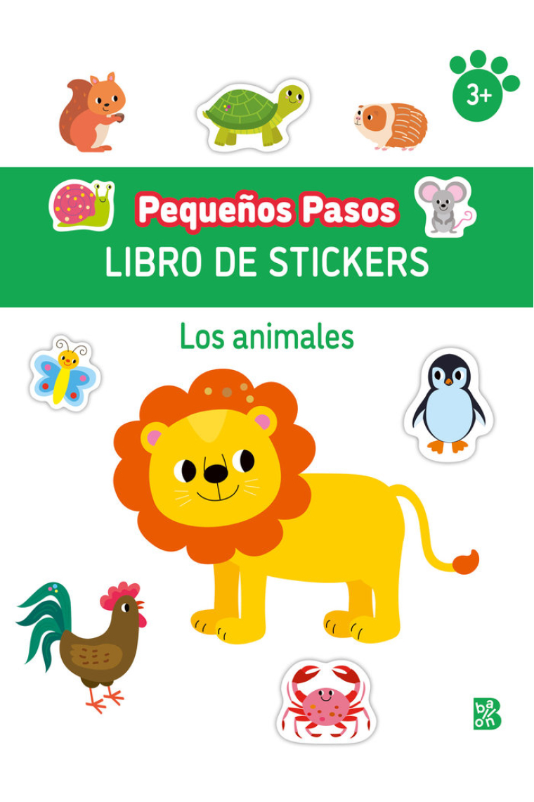 PEQUEÑOS PASOS LIBRO DE STICKERS LOS ANIMALES