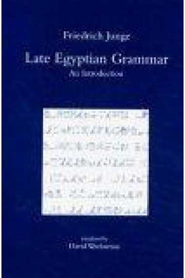 Late Egyptian Grammar. An introduction