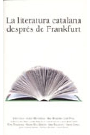 La literatura catalana despés de Frankfurt