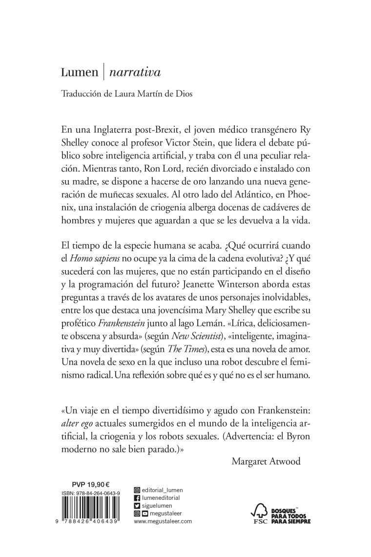 Frankissstein: una historia de amor