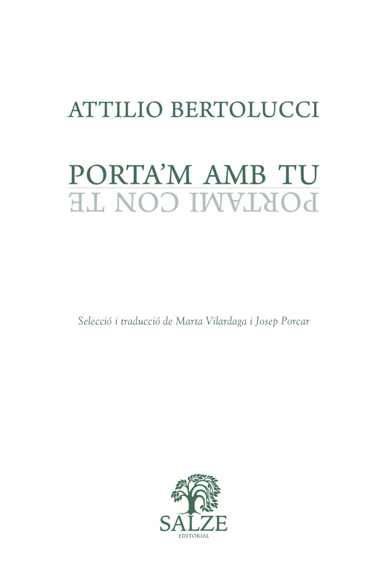 Porta'm amb tu · Portami con te