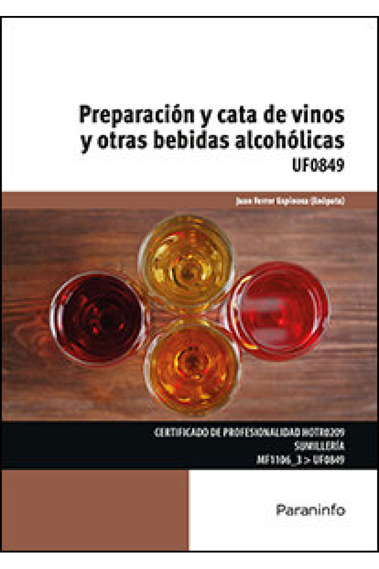 Preparación y cata de vinos y otras bebidas alcohólicas