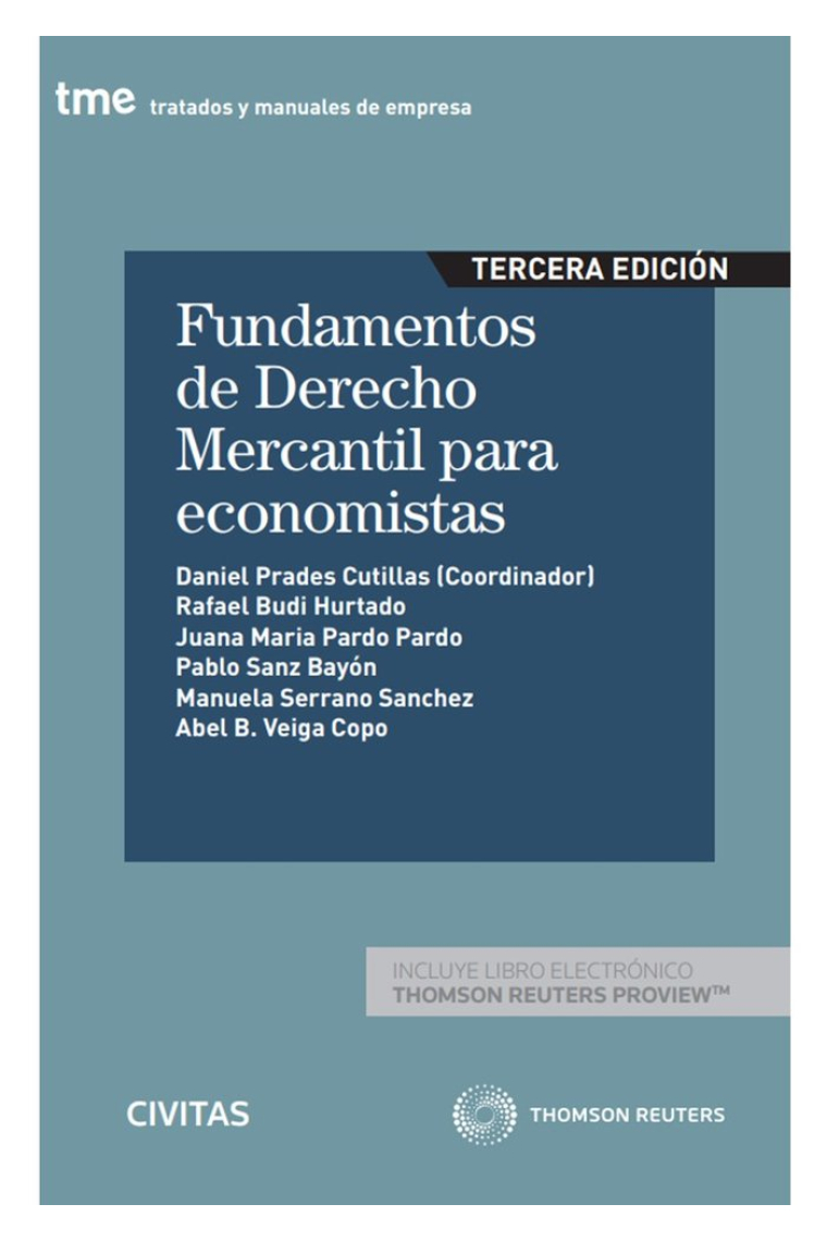 Fundamentos de derecho mercantil para economistas