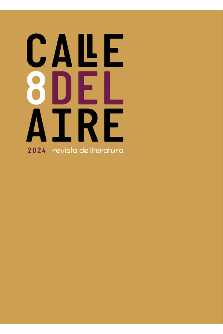 Calle del Aire: Revista de literatura nº 8 (Diciembre 2024)