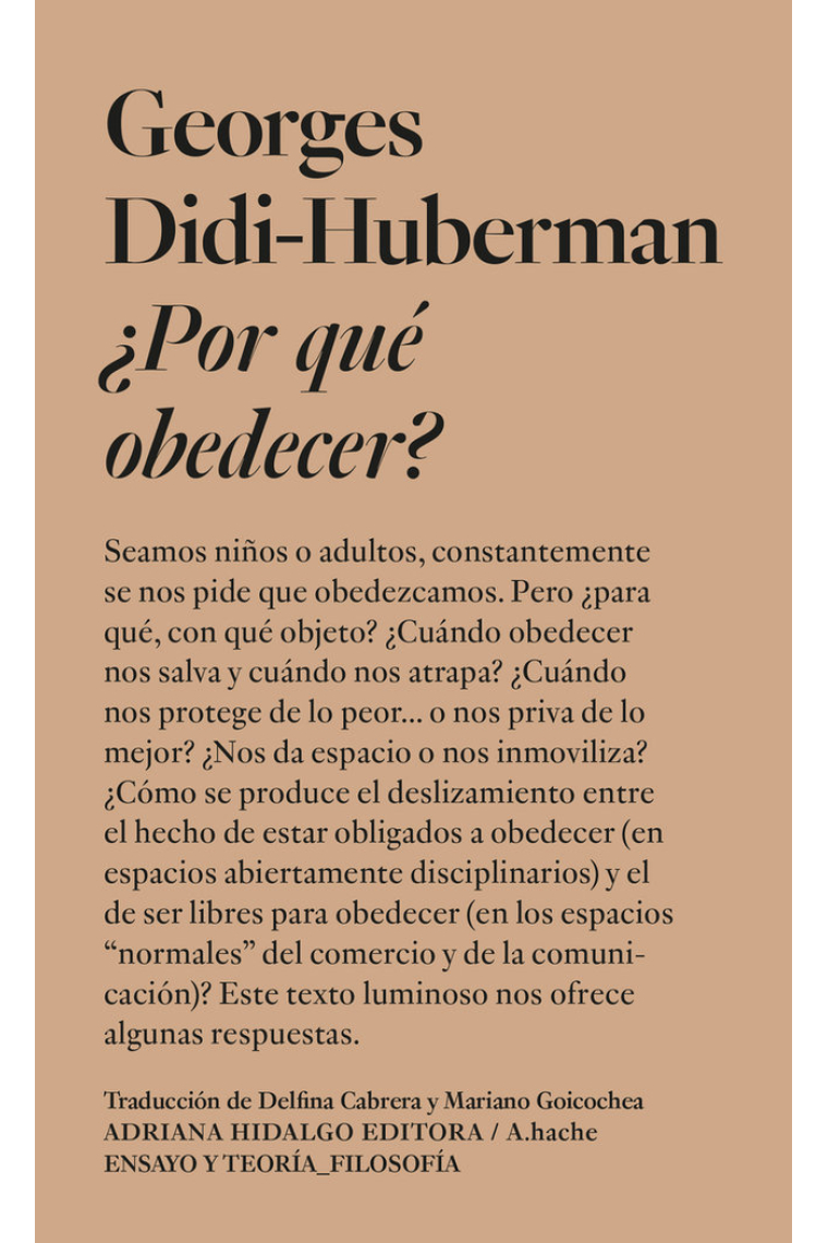 ¿Por qué obedecer?