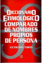 Diccionario etimológico comparado de nombres propios de persona