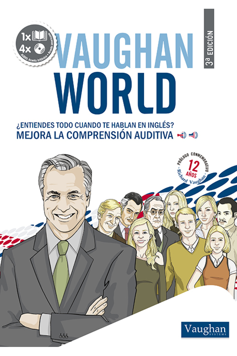 Vaughan World. Mejora la comprensión auditiva. Libro + 4 CDs