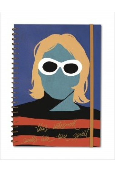 Libreta A5 Tapa Dura Coco Dávez Kurt Cobain